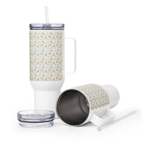 Travel mug with a handle Good Vibrations