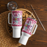 Travel mug with a handle Good Vibrations