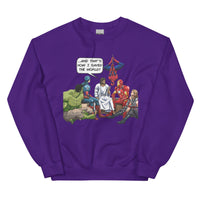 Hero Jesus Sweatshirt Good Vibrations Adult Super Store