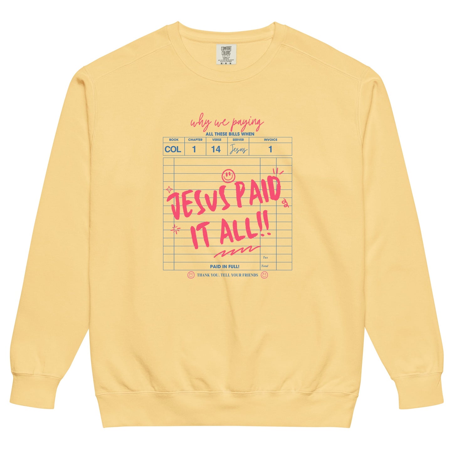 Unisex garment-dyed sweatshirt Good Vibrations Adult Super Store