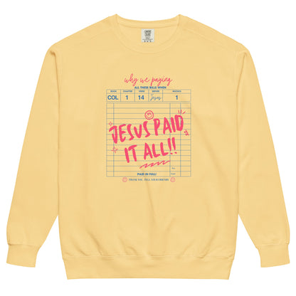 Unisex garment-dyed sweatshirt Good Vibrations Adult Super Store