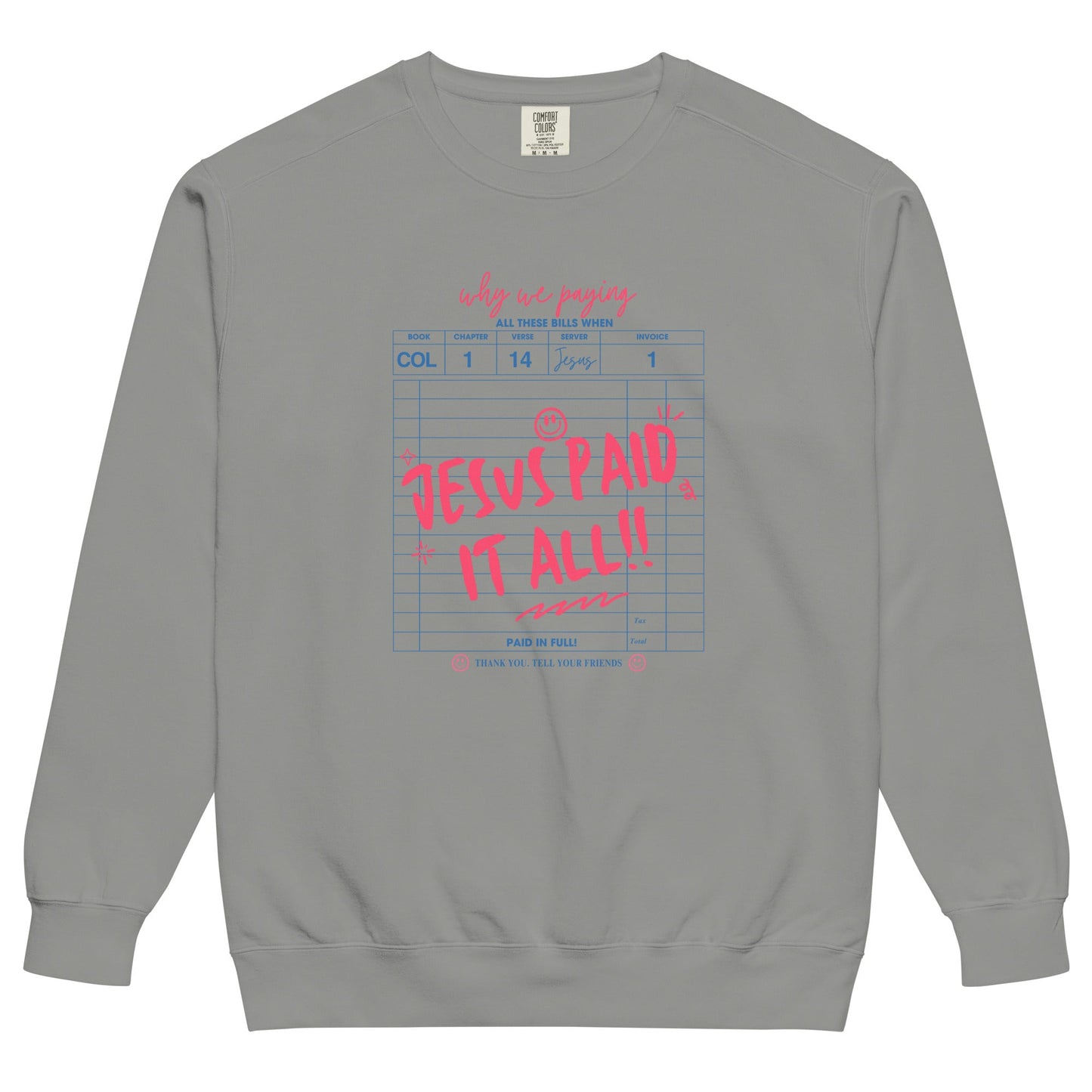 Unisex garment-dyed sweatshirt Good Vibrations Adult Super Store