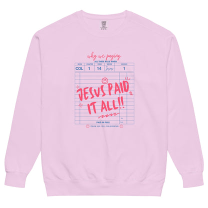 Unisex garment-dyed sweatshirt Good Vibrations Adult Super Store