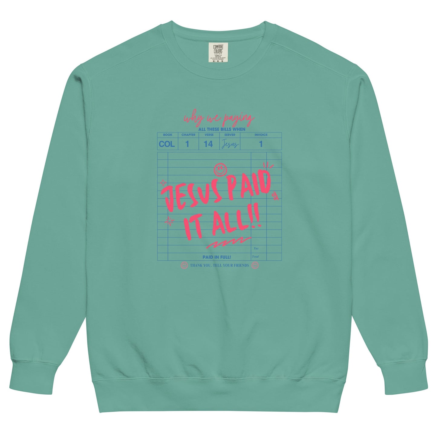 Unisex garment-dyed sweatshirt Good Vibrations Adult Super Store