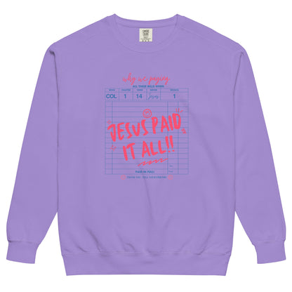 Unisex garment-dyed sweatshirt Good Vibrations Adult Super Store