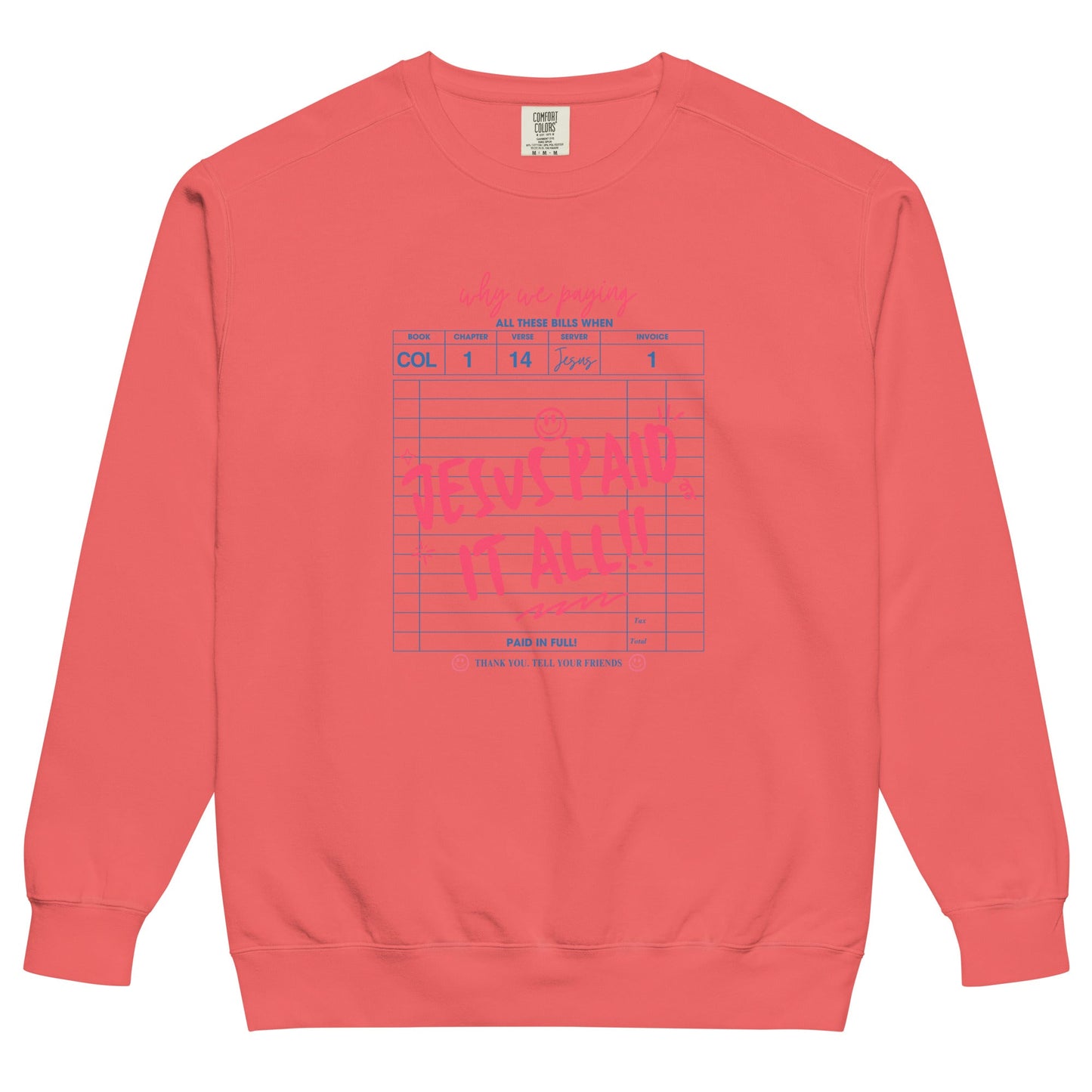 Unisex garment-dyed sweatshirt Good Vibrations Adult Super Store