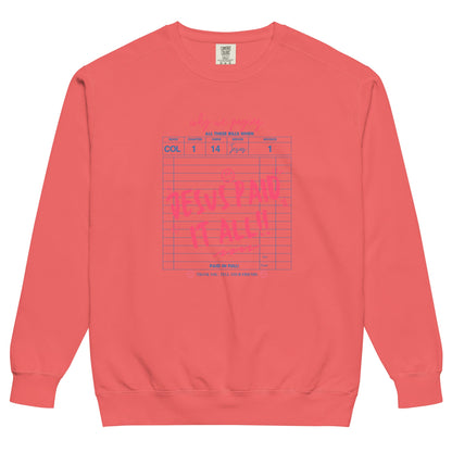 Unisex garment-dyed sweatshirt Good Vibrations Adult Super Store