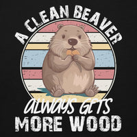 Clean Beaver More Wood Unisex Hoodie GOOD Vibrations