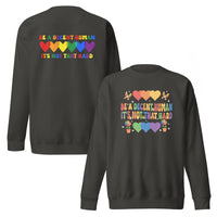 Unisex Premium Sweatshirt Good Vibrations Adult Super Store