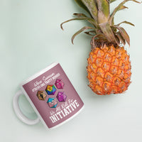 White glossy mug Good Vibrations Adult Super Store