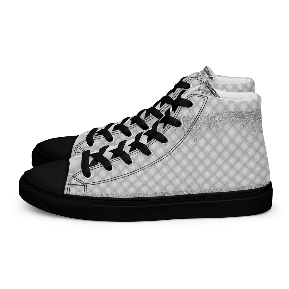 Women’s high top canvas shoes Good Vibrations