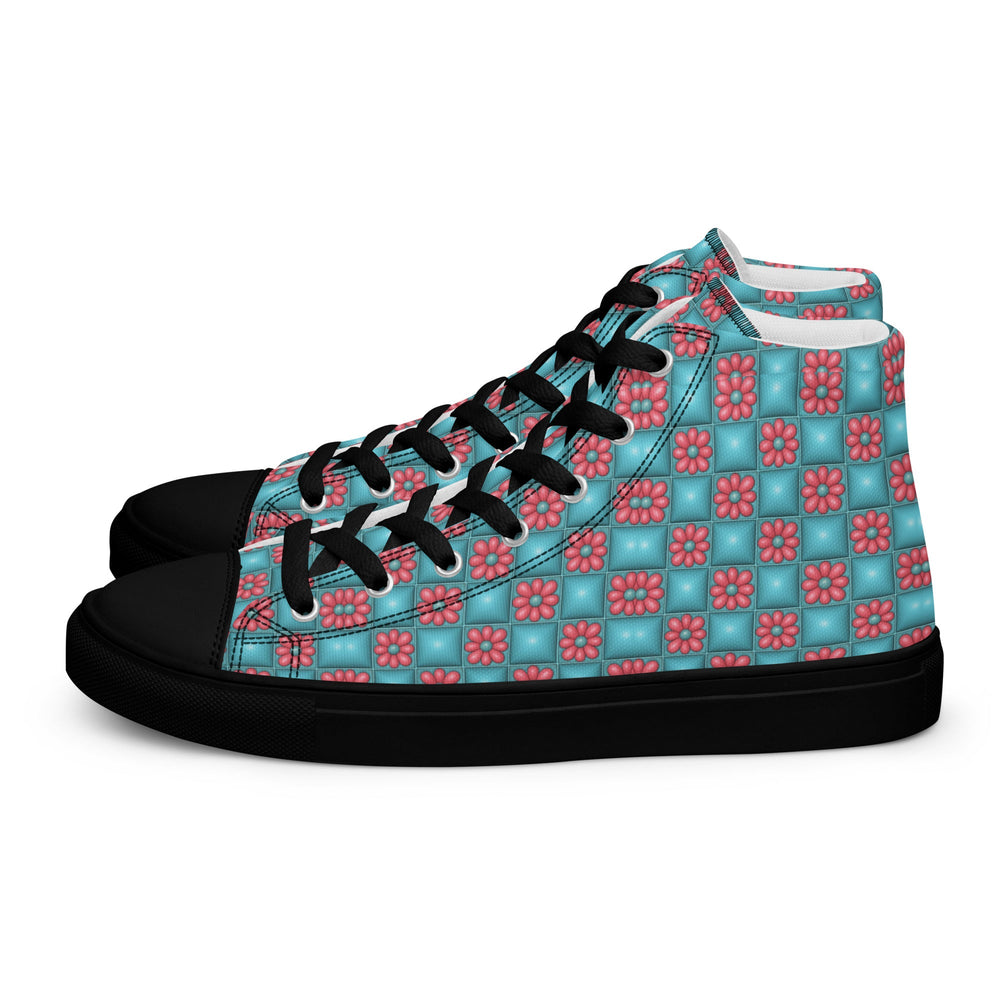 Women’s high top canvas shoes Good Vibrations