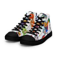 Rainbow Brite Pony Women’s high top canvas shoes Good Vibrations Adult Super Store