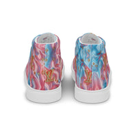 Women’s high top canvas shoes Good Vibrations