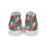 Women’s high top canvas shoes Good Vibrations