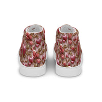 Women’s high top canvas shoes Good Vibrations