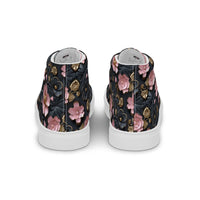 Women’s high top canvas shoes Good Vibrations