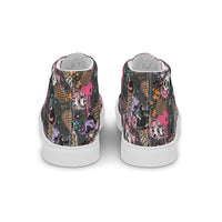 Women’s high top canvas shoes Good Vibrations