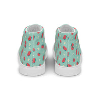 Women’s high top canvas shoes Good Vibrations