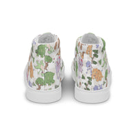 Women’s high top canvas shoes Good Vibrations