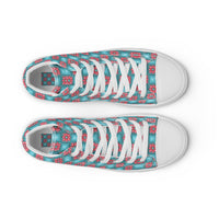 Women’s high top canvas shoes Good Vibrations