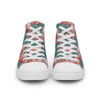 Women’s high top canvas shoes Good Vibrations