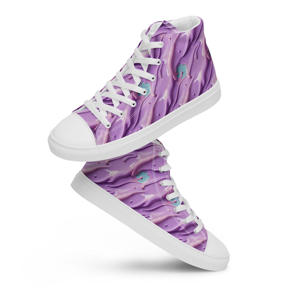 Women’s high top canvas shoes Good Vibrations