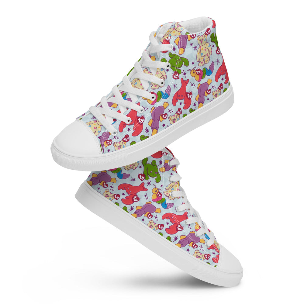 Women’s high top canvas shoes Good Vibrations