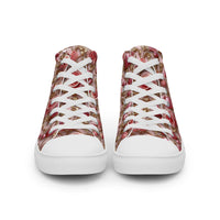 Women’s high top canvas shoes Good Vibrations