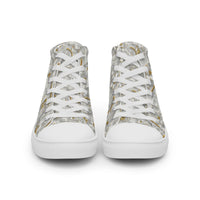 Women’s high top canvas shoes Good Vibrations