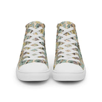 Women’s high top canvas shoes Good Vibrations