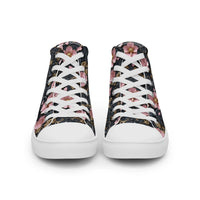 Women’s high top canvas shoes Good Vibrations