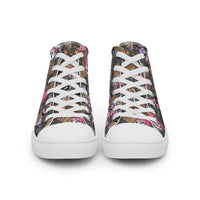 Women’s high top canvas shoes Good Vibrations
