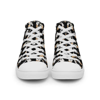 Women’s high top canvas shoes Good Vibrations