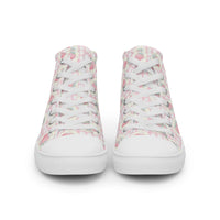 Women’s high top canvas shoes Good Vibrations