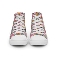Women’s high top canvas shoes Good Vibrations