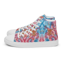 Women’s high top canvas shoes Good Vibrations