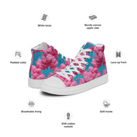 Women’s high top canvas shoes Good Vibrations
