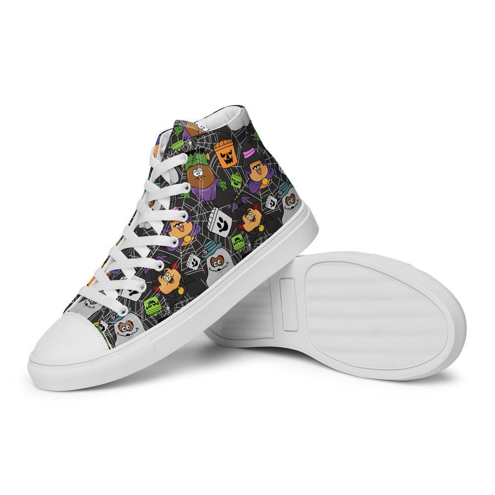Women’s high top canvas shoes Good Vibrations