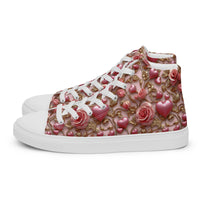 Women’s high top canvas shoes Good Vibrations