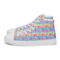Women’s high top canvas shoes Good Vibrations