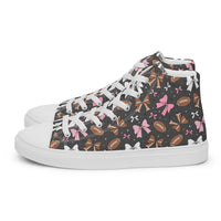 Women’s high top canvas shoes Good Vibrations