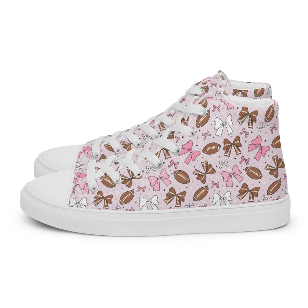 Women’s high top canvas shoes Good Vibrations