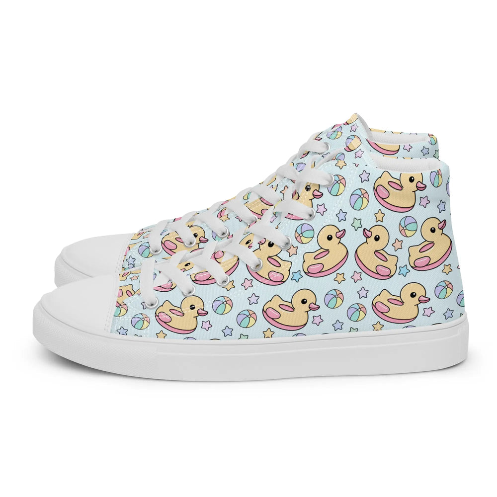 Women’s high top canvas shoes Good Vibrations