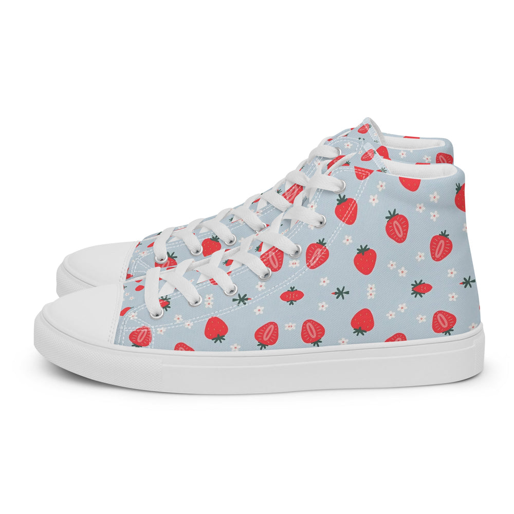 Women’s high top canvas shoes Good Vibrations