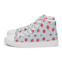 Women’s high top canvas shoes Good Vibrations