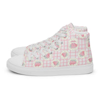 Women’s high top canvas shoes Good Vibrations
