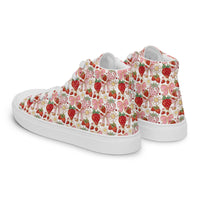 Women’s high top canvas shoes Good Vibrations