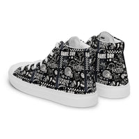 Women’s high top canvas shoes Good Vibrations
