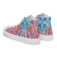 Women’s high top canvas shoes Good Vibrations